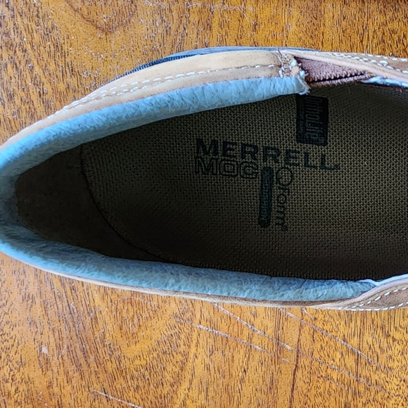 LIKE NEW! Merrell Encore Eclipse comfort shoes in light brown leather sz: 9 - Picture 4 of 14